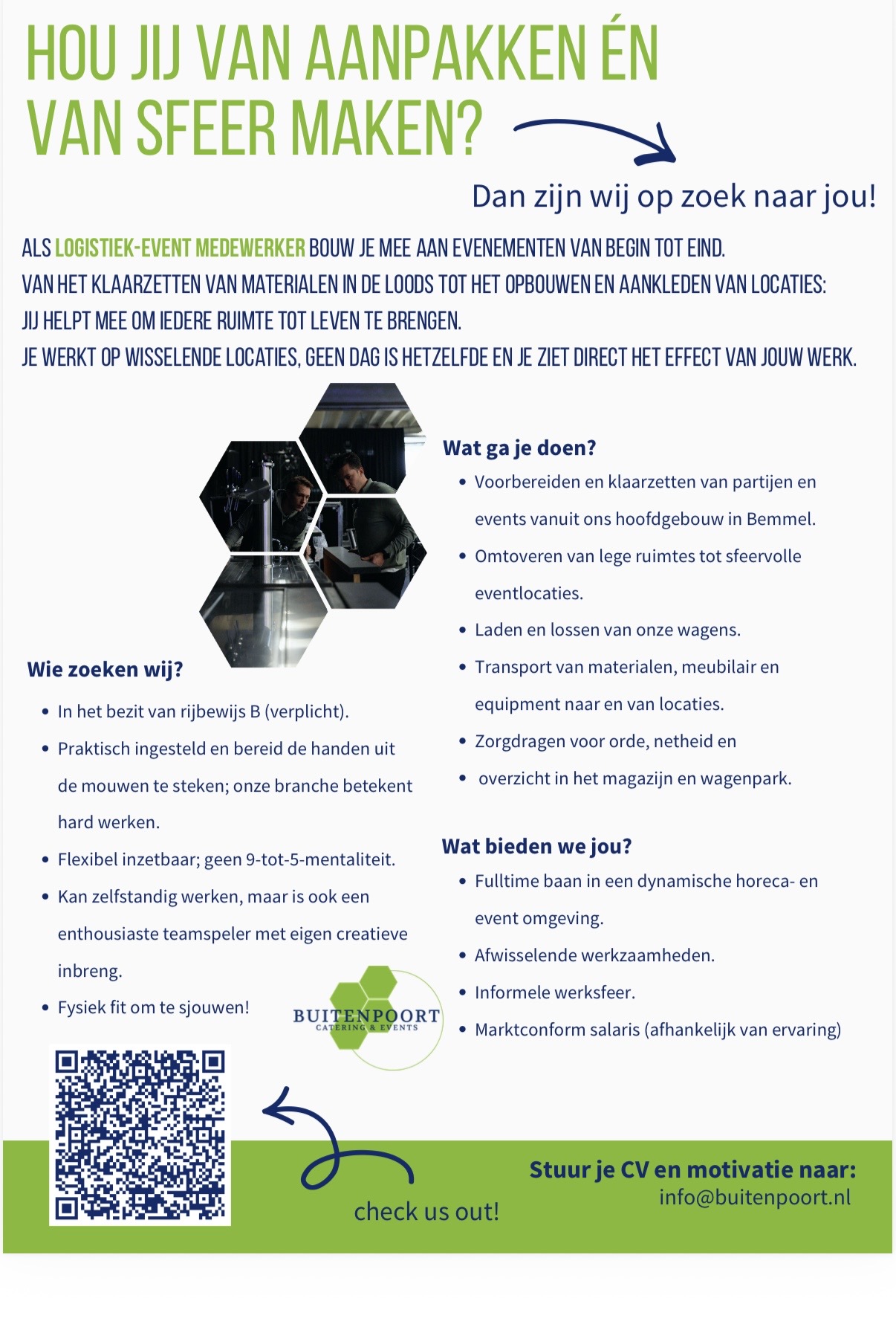 Vacature flyer